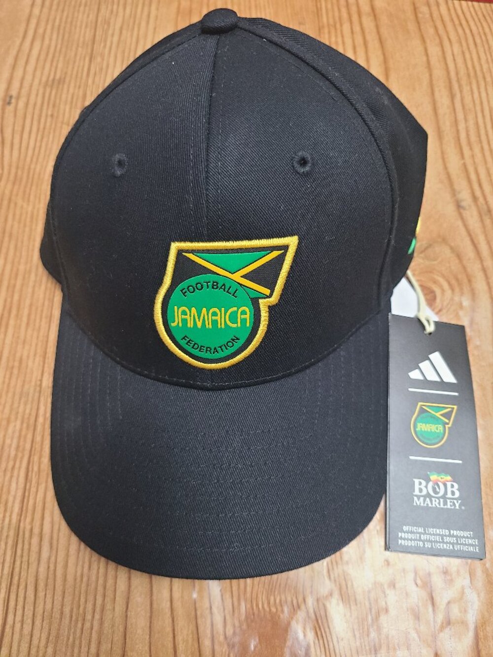 Jamaica Football Adidas X Bob Marley Collab strapback hat (NEW)